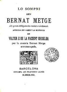 Lo somni de Bernat Metge