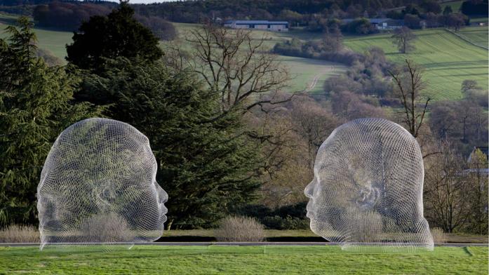 Escultures de Jaume Plensa al Yorkshire Sculpture Park