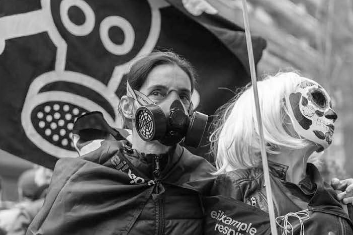 Demonstration against air pollution February 14th, Barcelona 2020. ©Gunnar Knechtel 