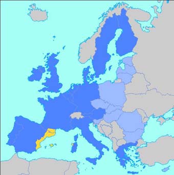 El Catalán en el Mapa de Europa